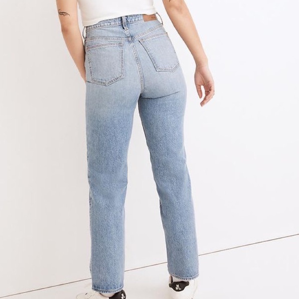 Madewell Women’s W 29 The Curvy Perfect Vintage Straight Jean in Seyland Wash
